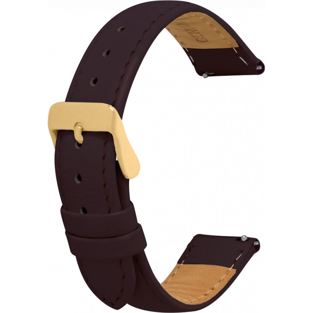 Leather Strap with Gold Buckle
