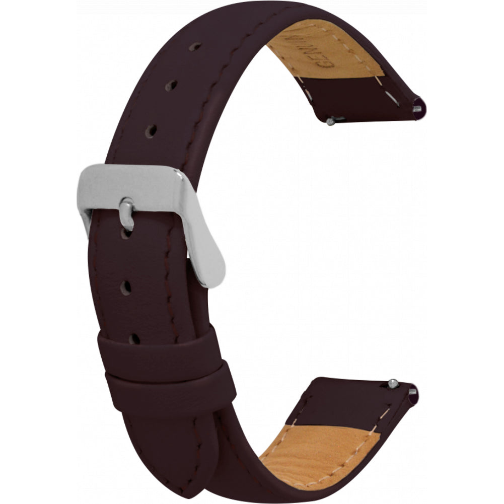 Leather Strap with Silver Buckle