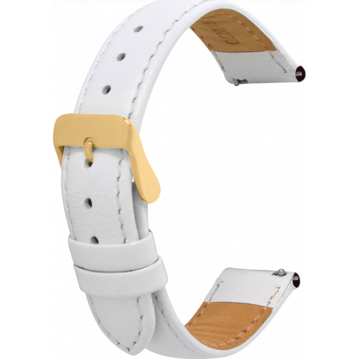 Leather Strap with Gold Buckle