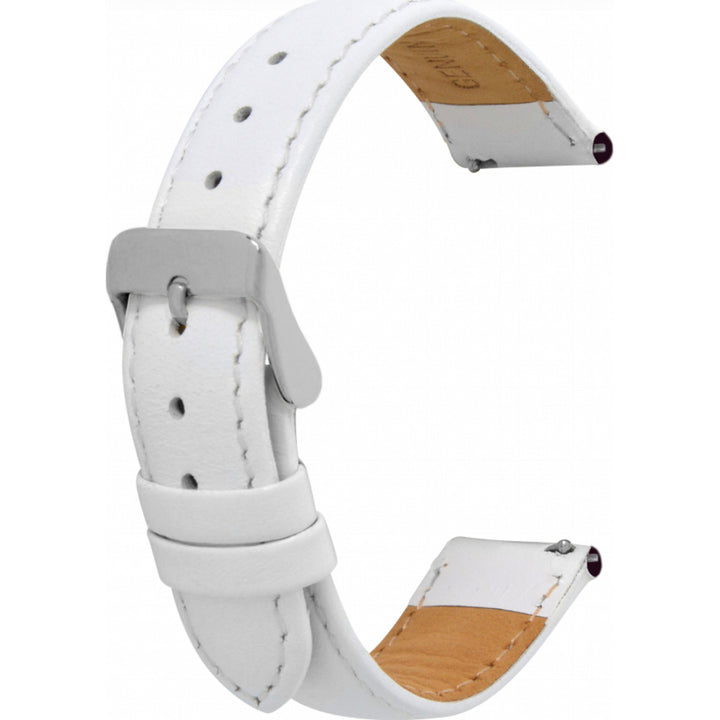 Leather Strap with Silver Buckle