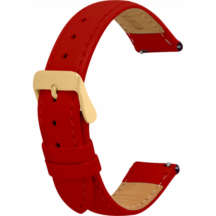 Leather Strap with Gold Buckle