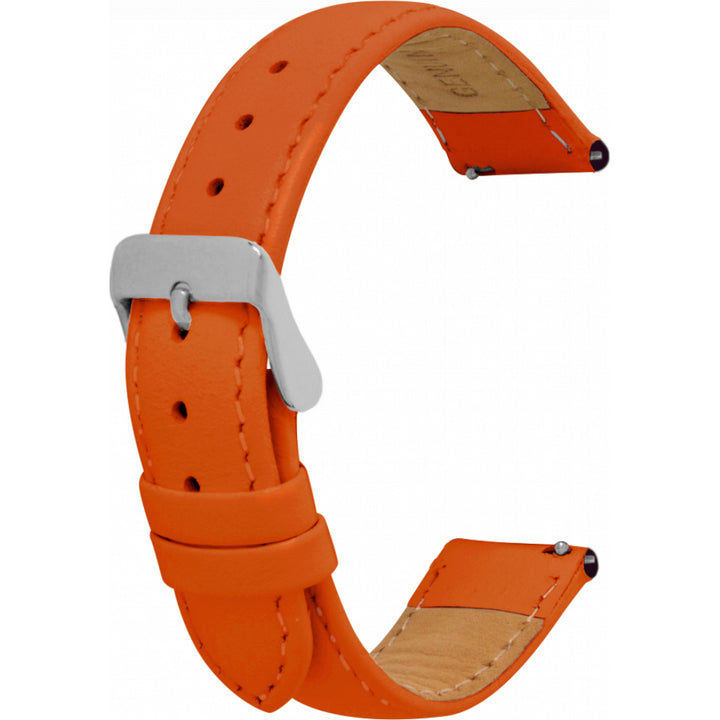 Leather Strap with Silver Buckle