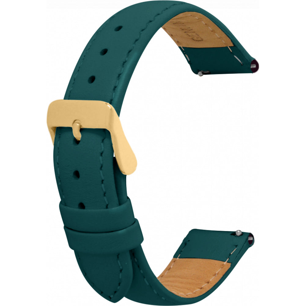 Leather Strap with Gold Buckle