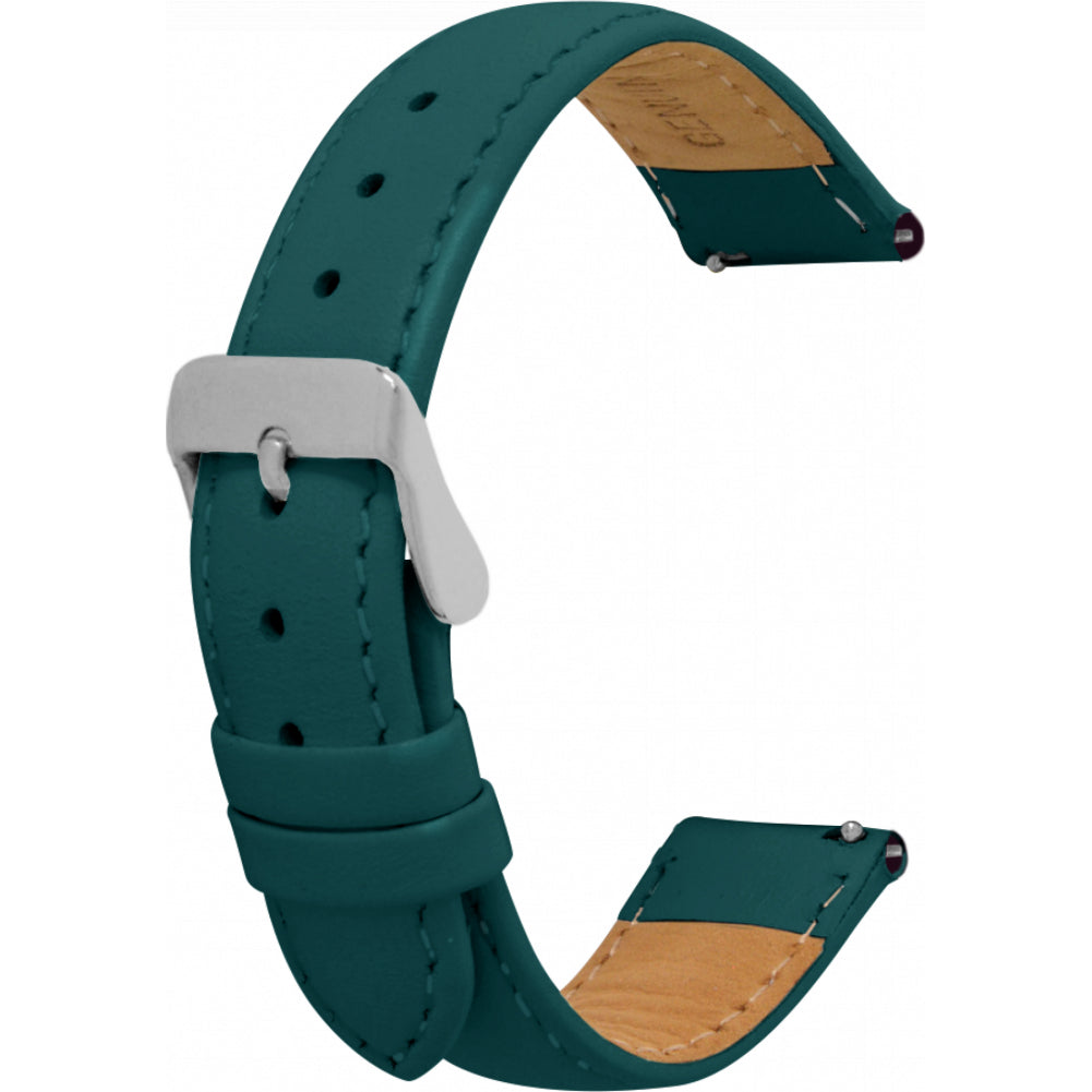 Leather Strap with Silver Buckle