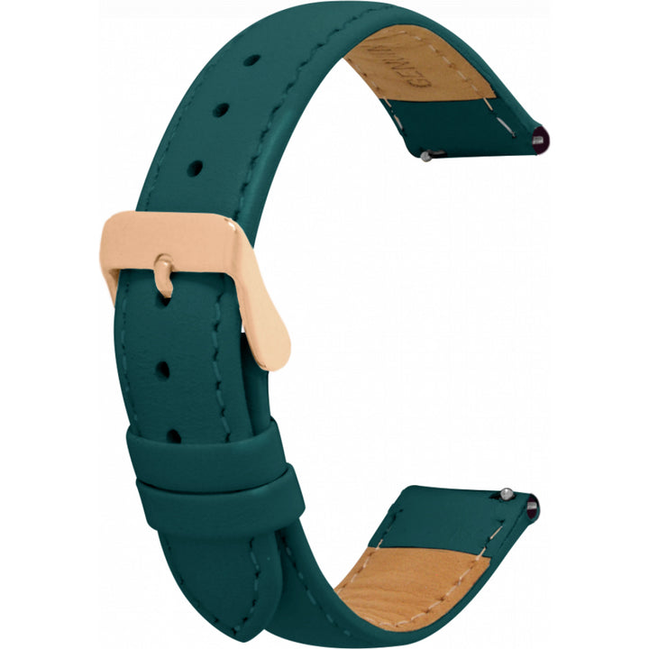 Leather Strap with Rose Gold Buckle