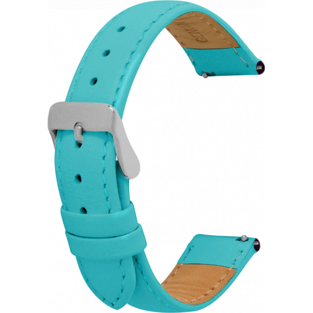 Leather Strap with Silver Buckle