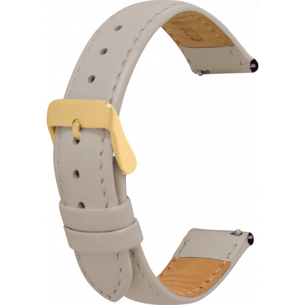 Leather Strap with Gold Buckle