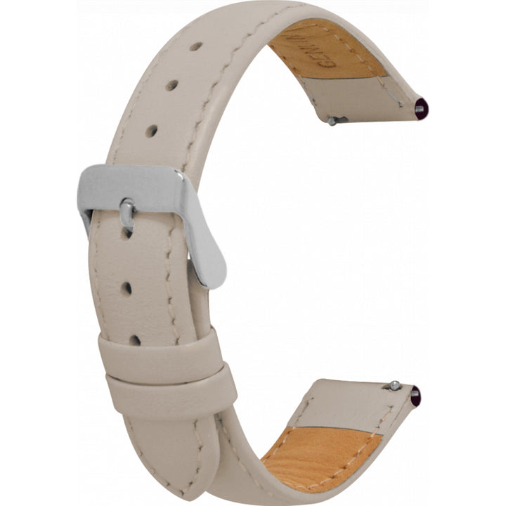 Leather Strap with Silver Buckle
