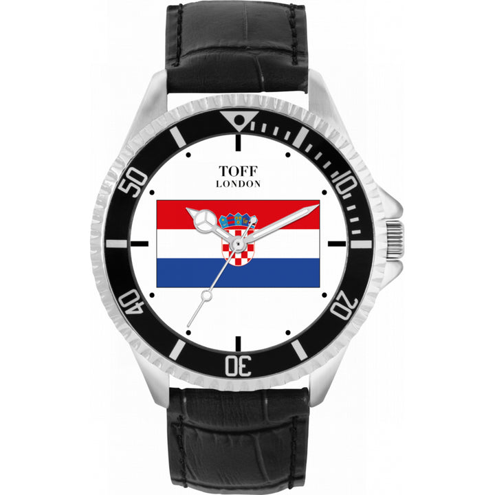 Mens Croatia Flag Watch