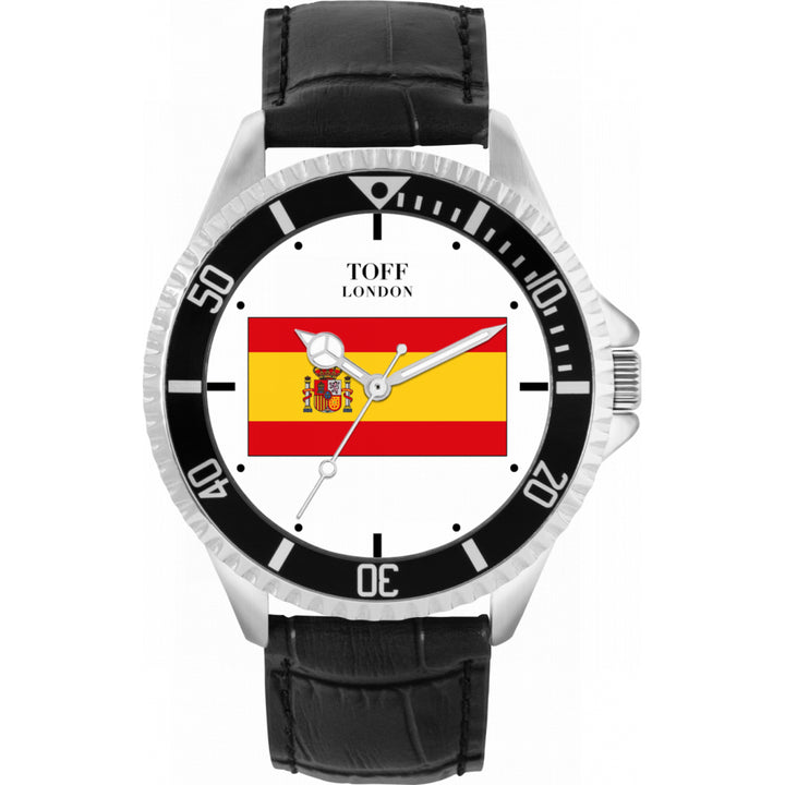 Mens Spain Flag Watch