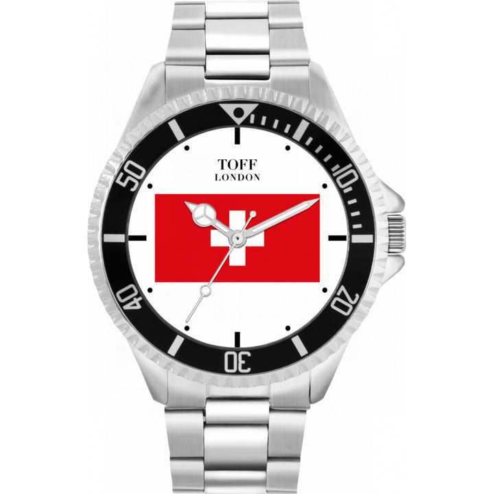 Mens Switzerland Flag Watch