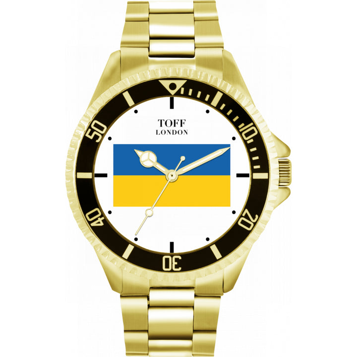 Mens Ukraine Flag Watch