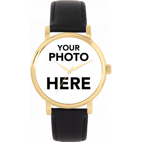 Ladies Personalised Photo Engraved Gift Watch