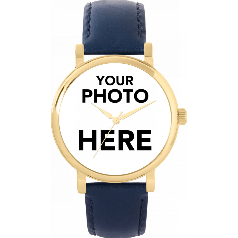 Ladies Personalised Photo Engraved Gift Watch