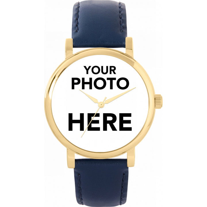 Ladies Personalised Photo Engraved Gift Watch