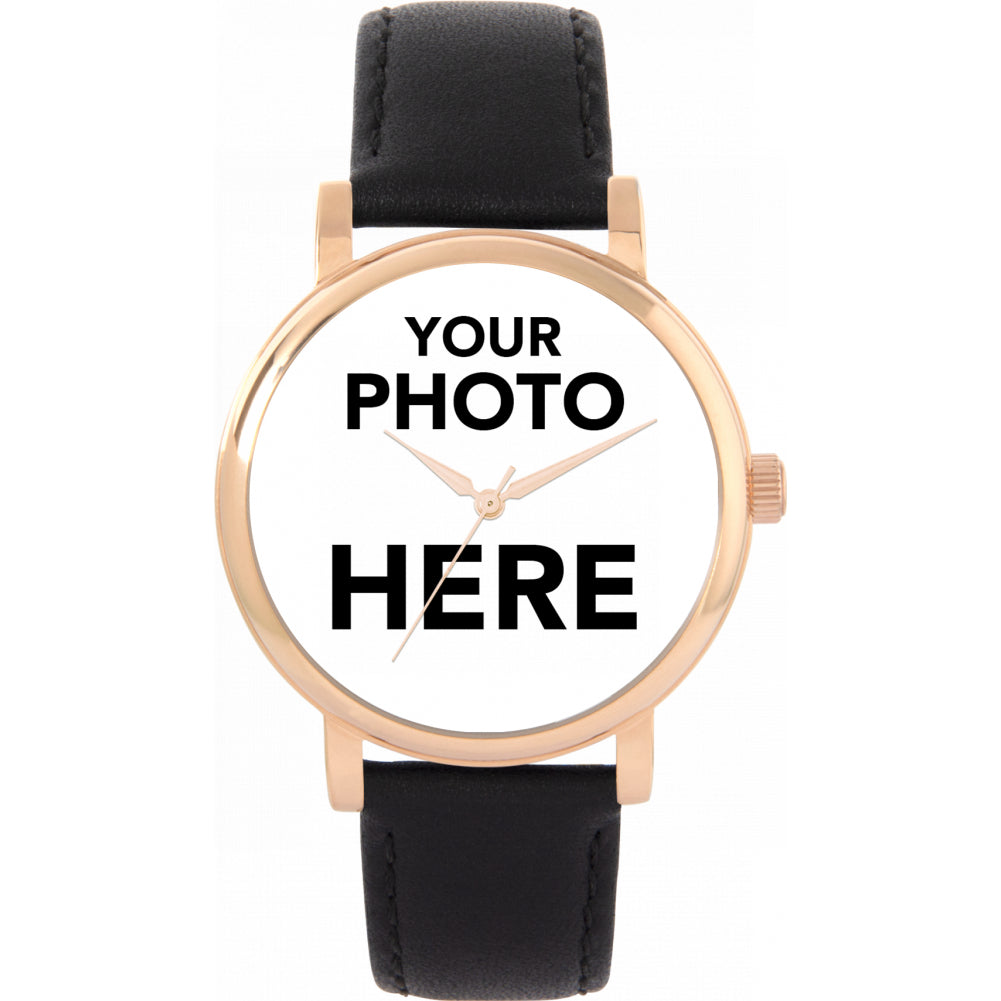 Ladies Personalised Photo Engraved Gift Watch