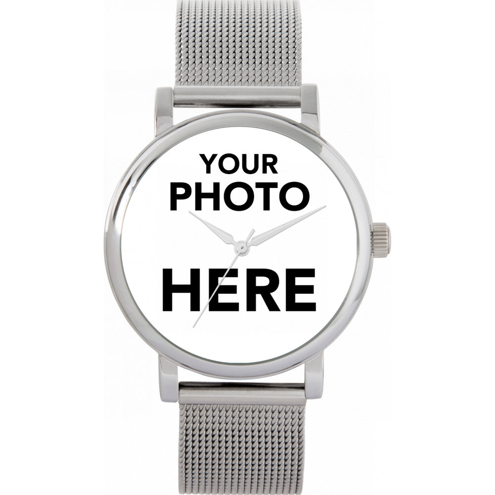 Ladies Personalised Photo Engraved Gift Watch