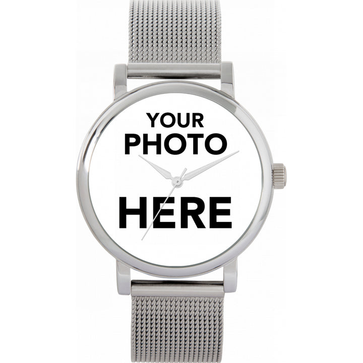 Ladies Personalised Photo Engraved Gift Watch