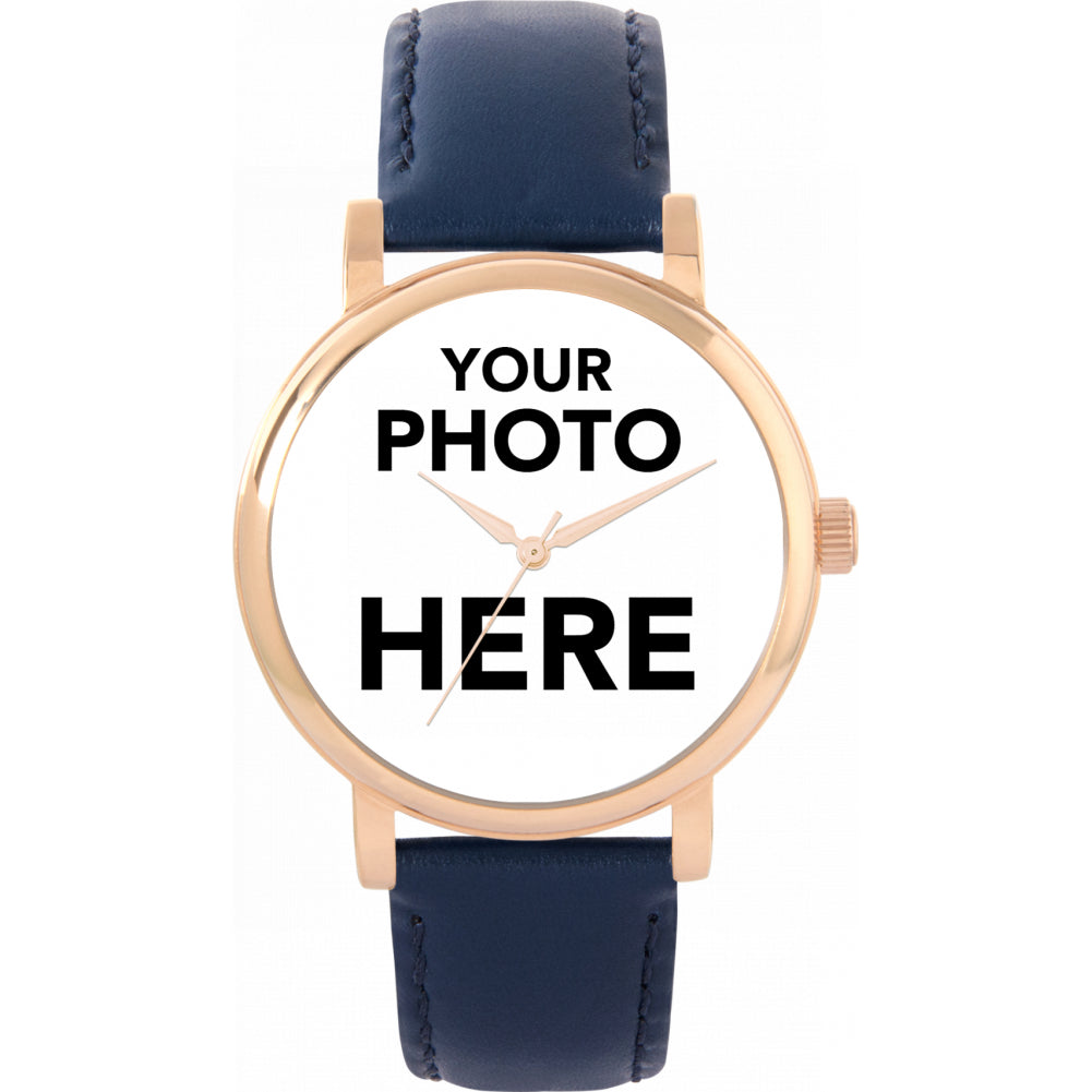 Ladies Personalised Photo Engraved Gift Watch