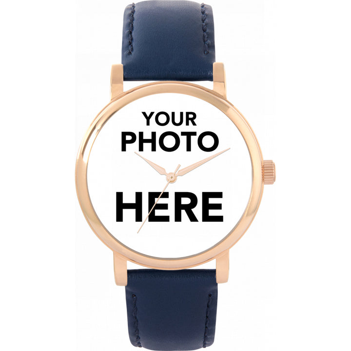 Ladies Personalised Photo Engraved Gift Watch