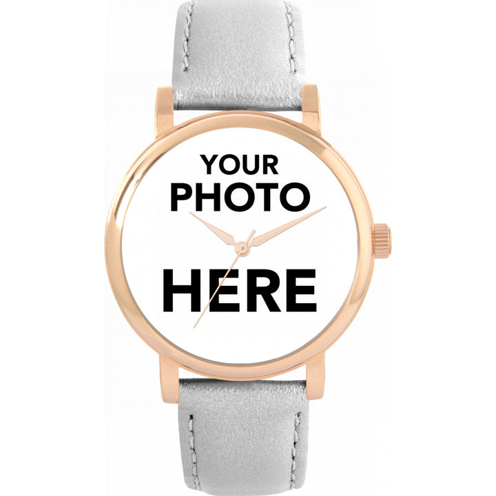 Ladies Personalised Photo Engraved Gift Watch