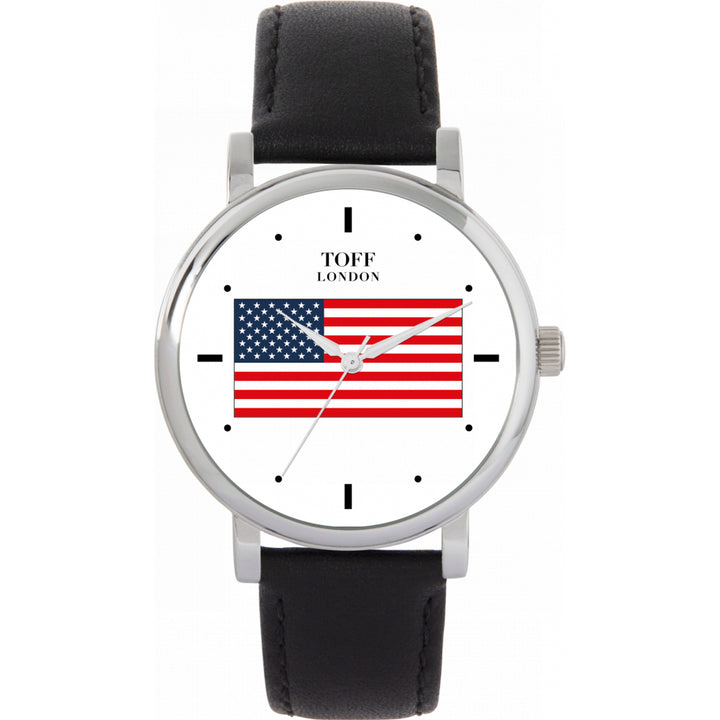 Ladies USA Flag Watch