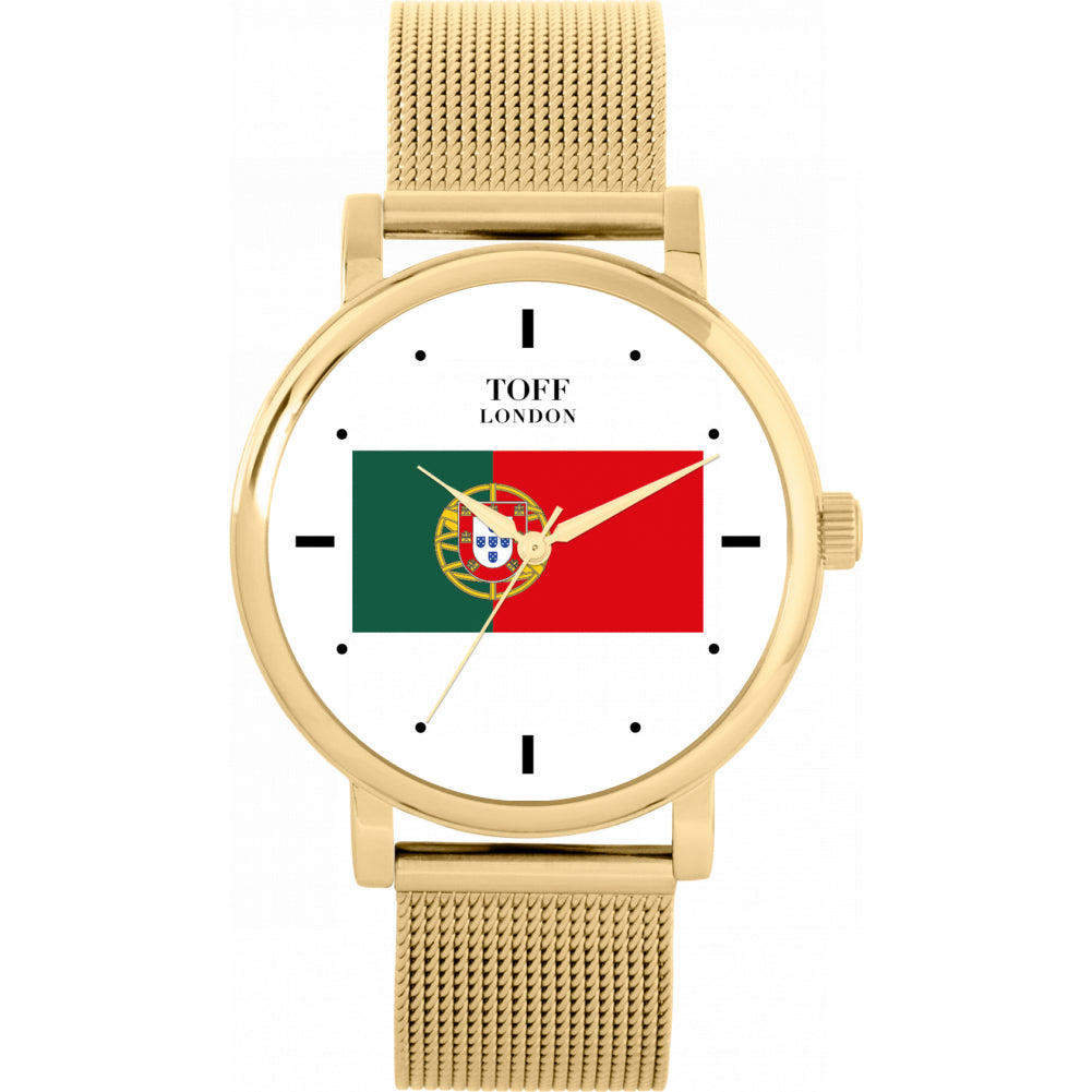 Ladies Portugal Flag Watch