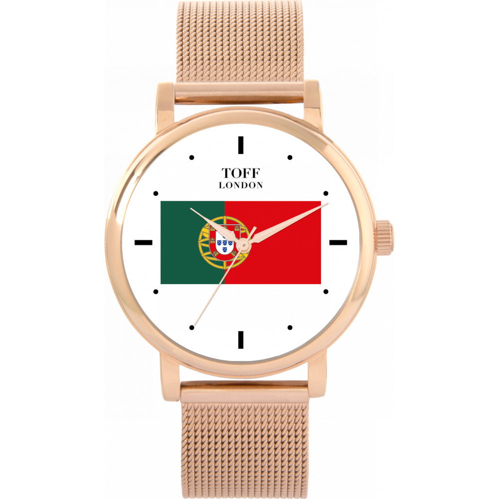 Ladies Portugal Flag Watch