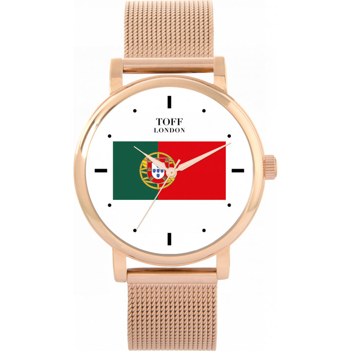 Ladies Portugal Flag Watch