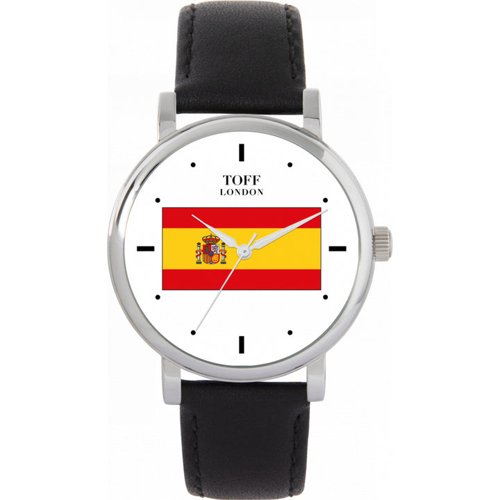 Ladies Spain Flag Watch