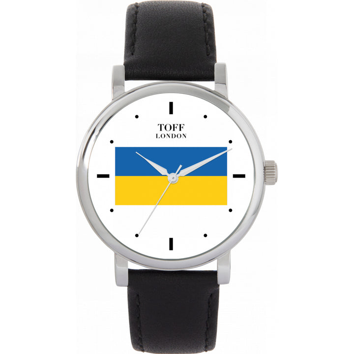 Ladies Ukraine Flag Watch