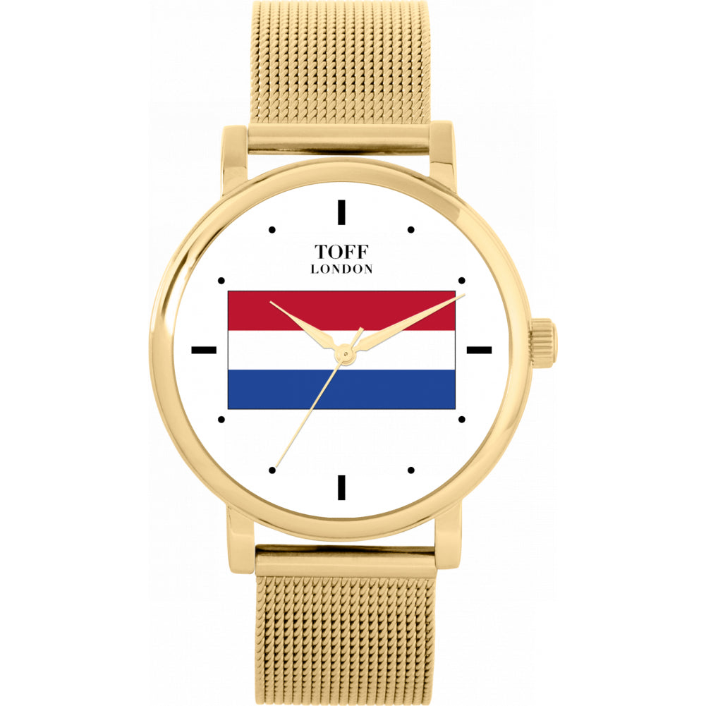 Ladies Netherlands Flag Watch