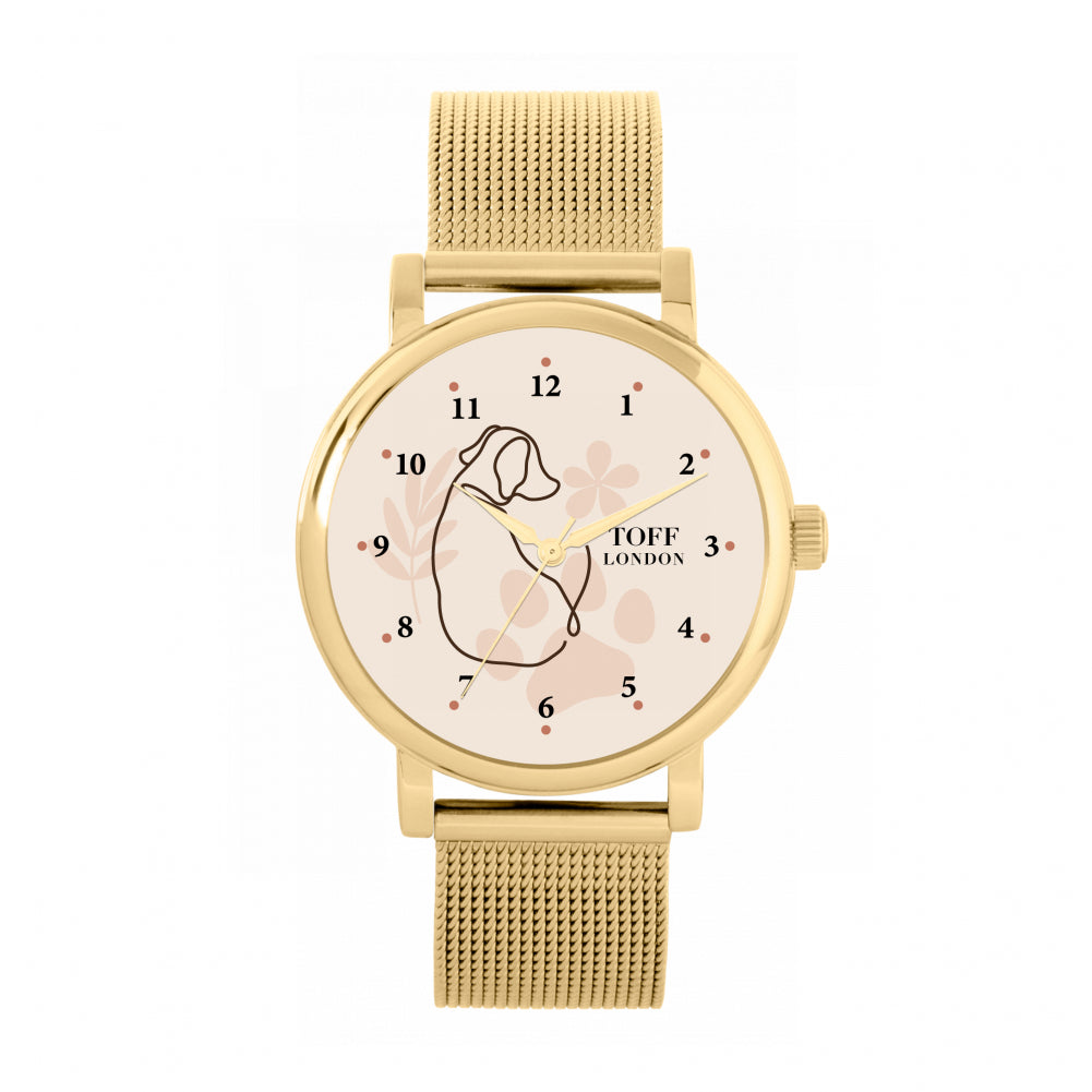Ladies Dog Silhouette Watch