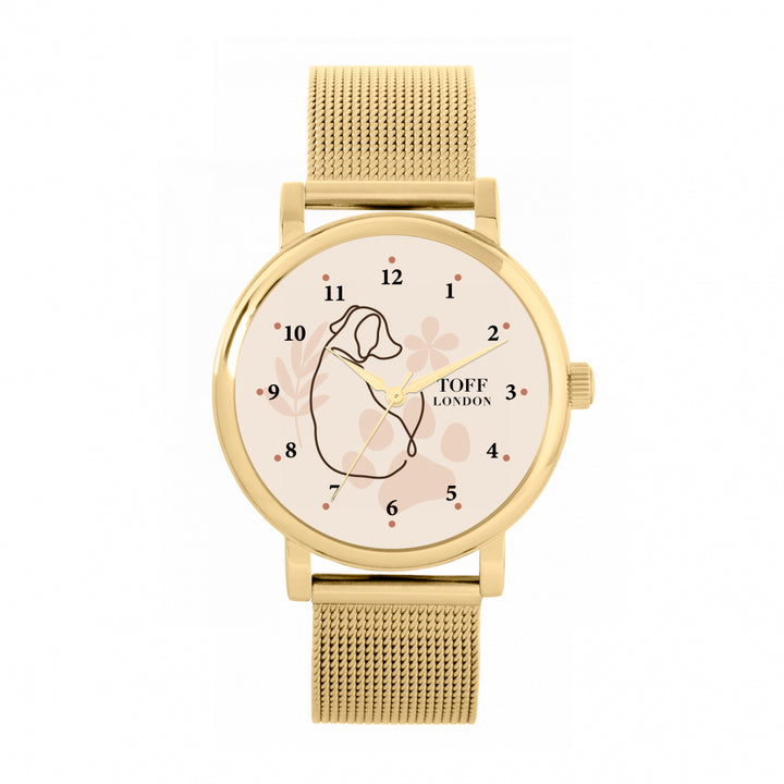 Ladies Dog Silhouette Watch