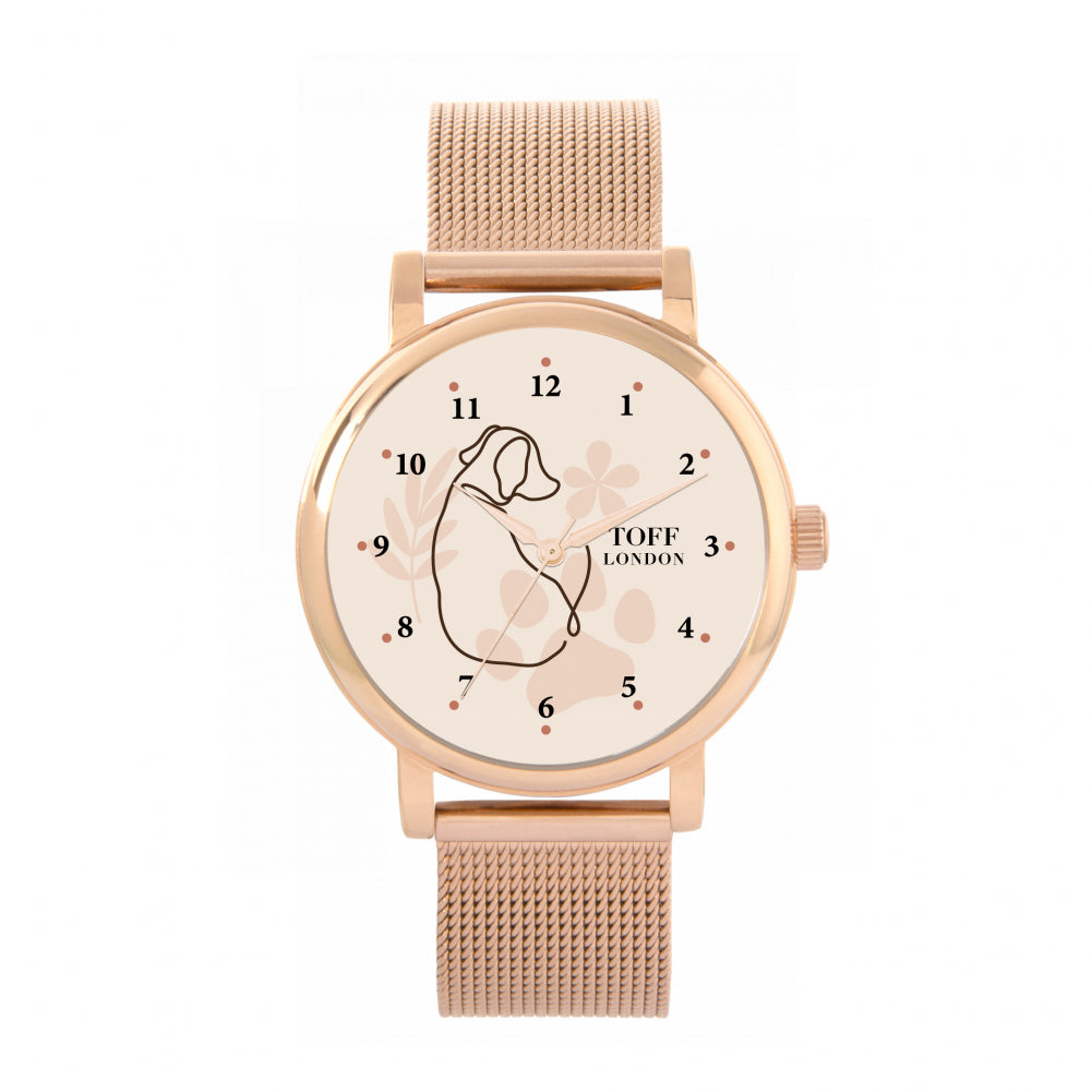 Ladies Dog Silhouette Watch