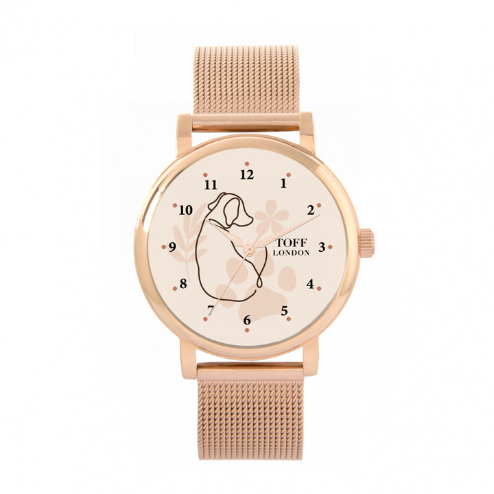 Ladies Dog Silhouette Watch