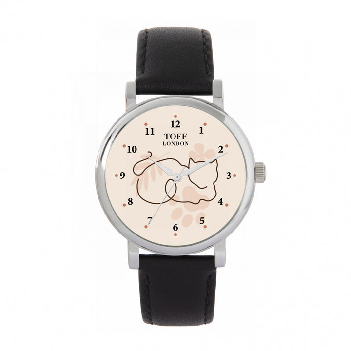 Ladies Cat Silhouette Watch