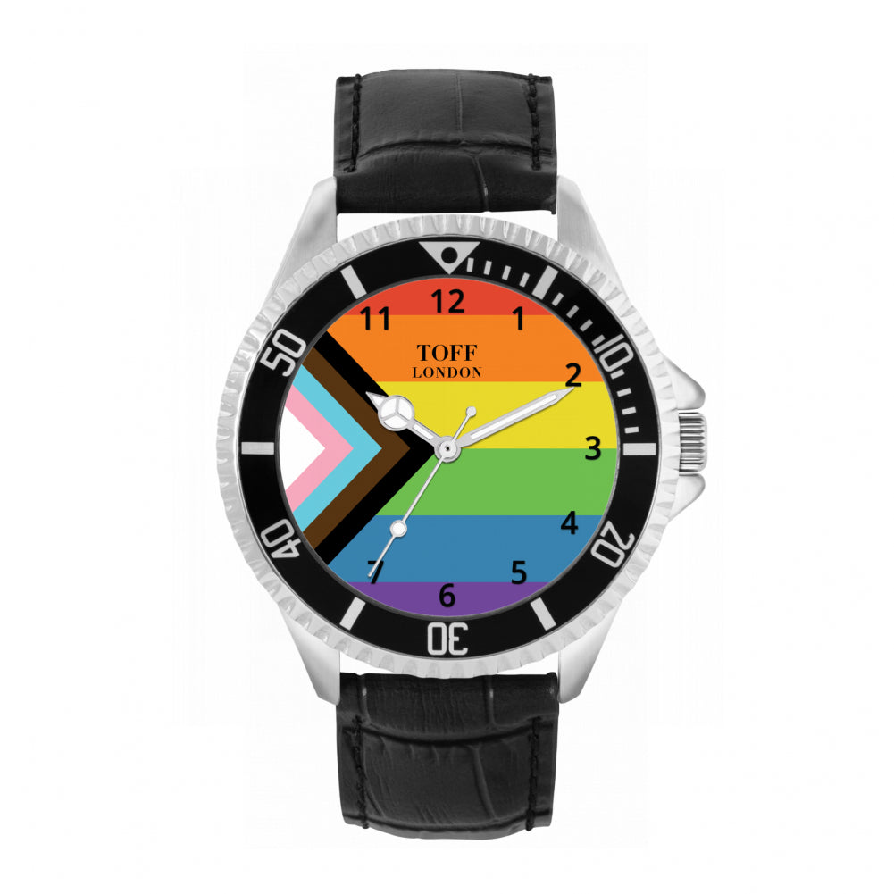 42mm Pride Progress Flag Watch