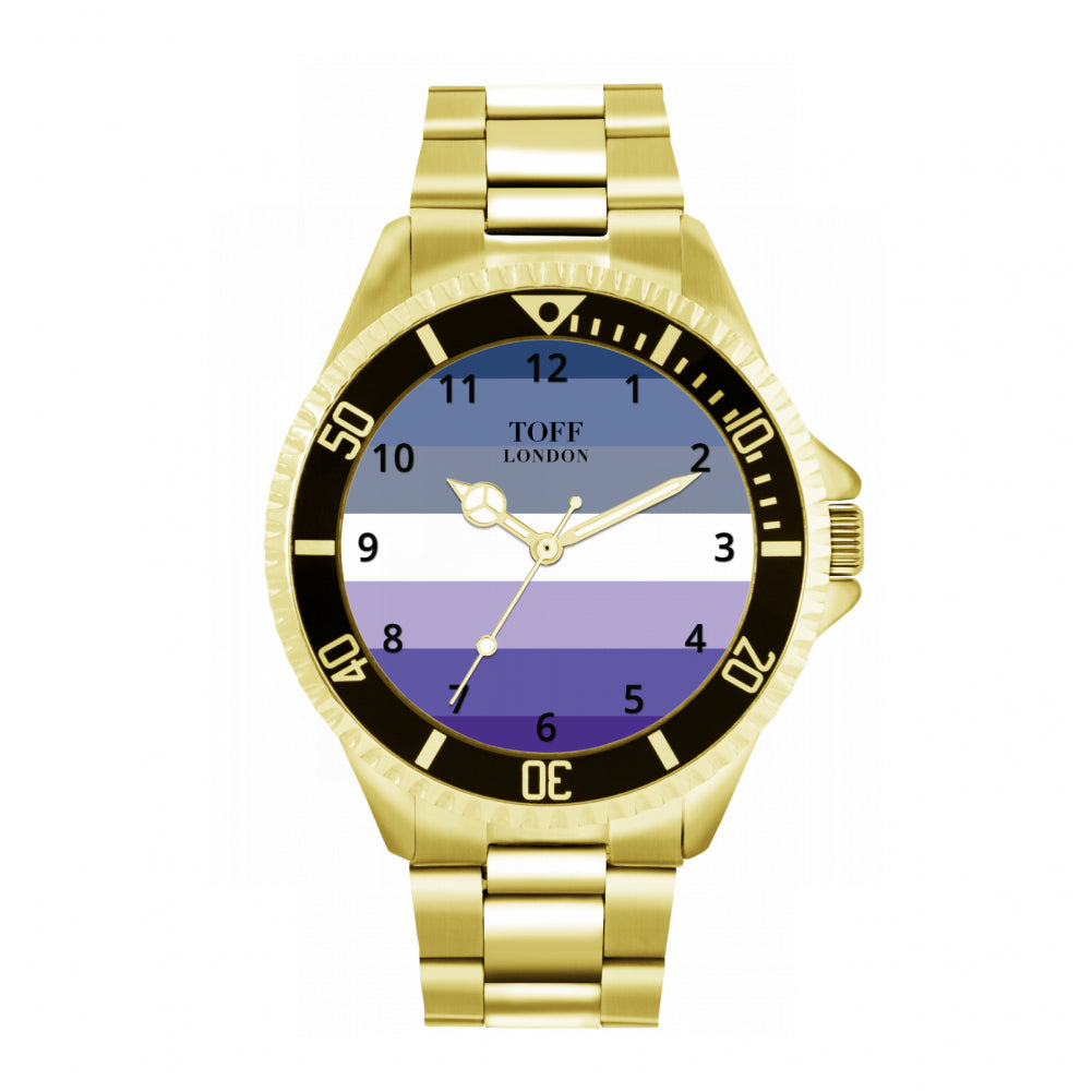42mm Pride Butch Lesbian Flag Watch