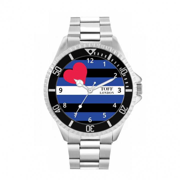 42mm Pride Leather Flag Watch