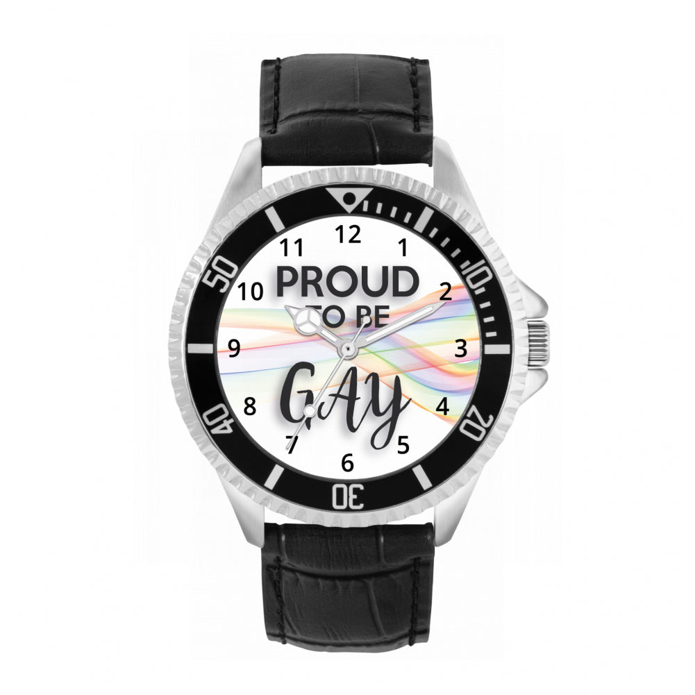 42mm Pride Rainbow Ribbon Proud Watch