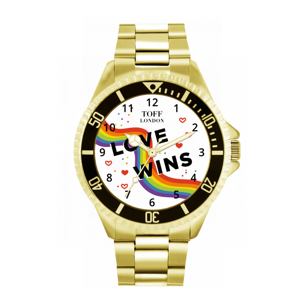 42mm Valentine White Love Wins Heart Watch