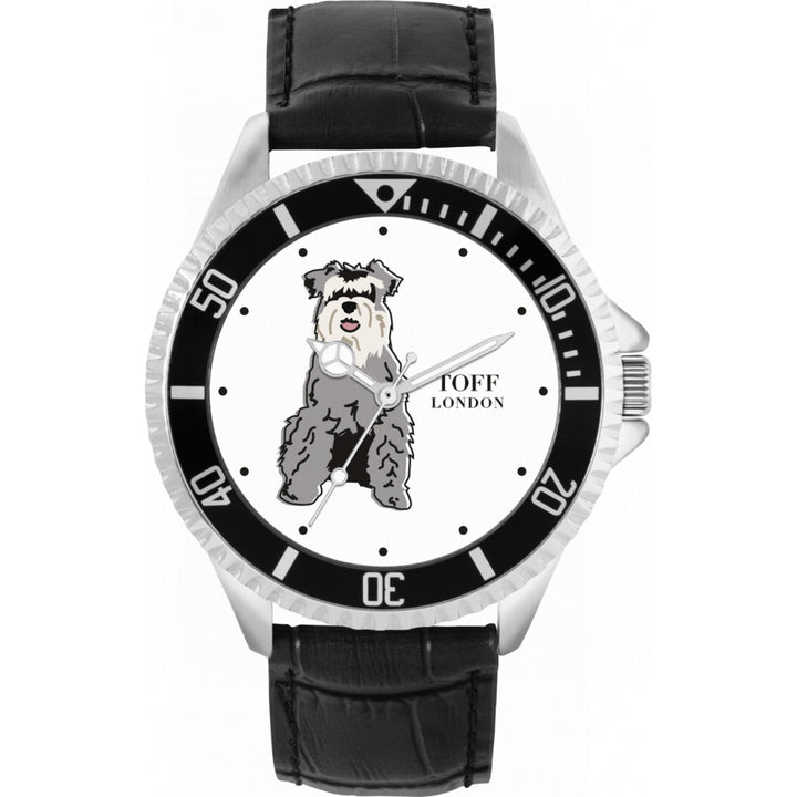 Mens Miniature Schnauzer Dog Watch