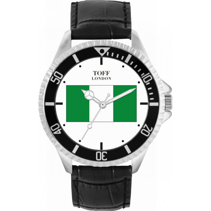 Mens Nigeria Flag Watch