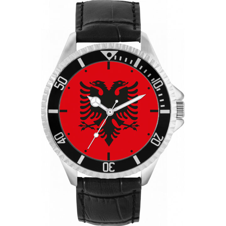 Mens Albania Flag Watch