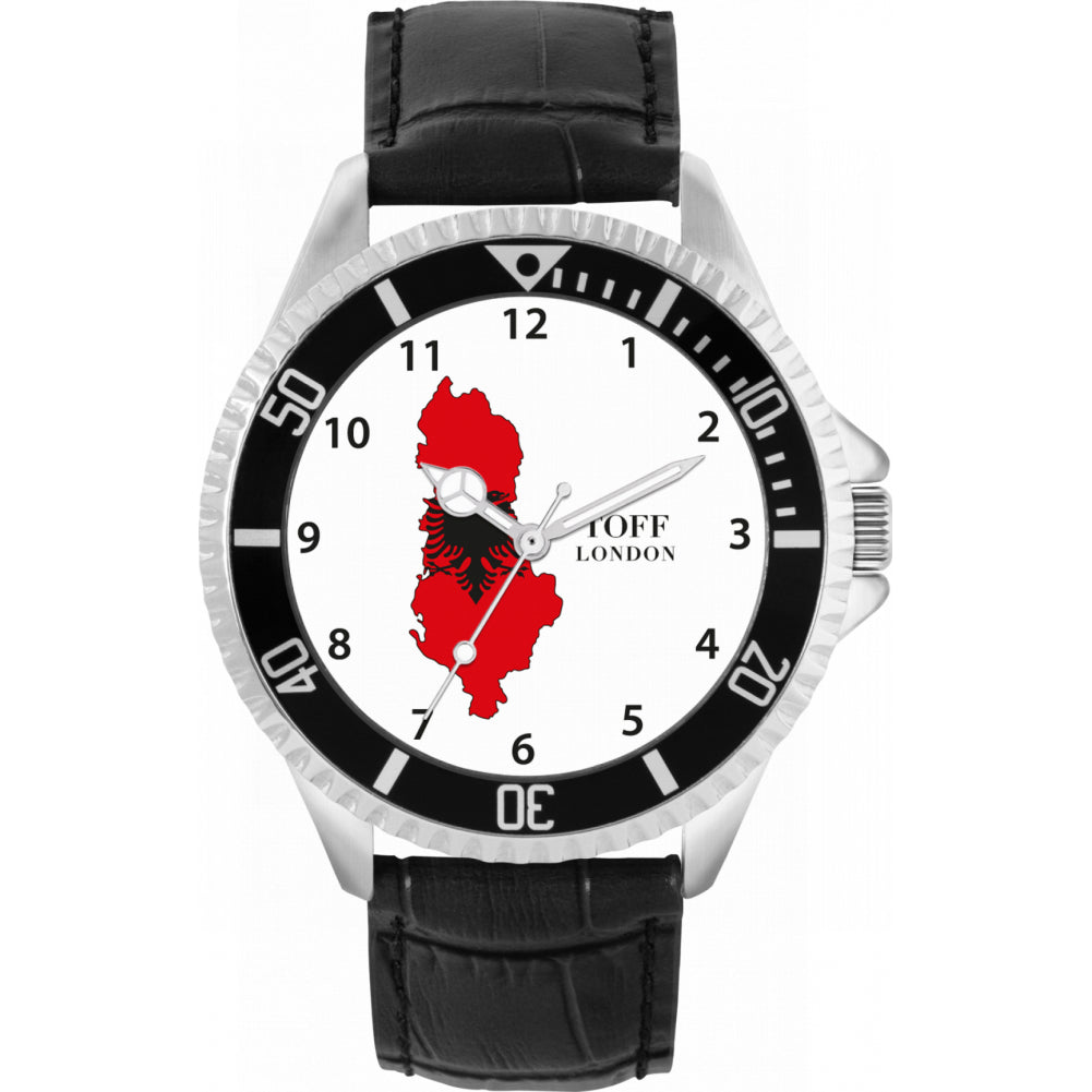 Mens Albania Flag Watch