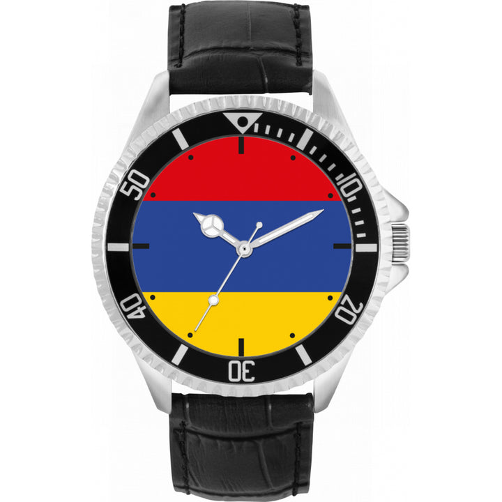 Mens Armenia Flag Watch