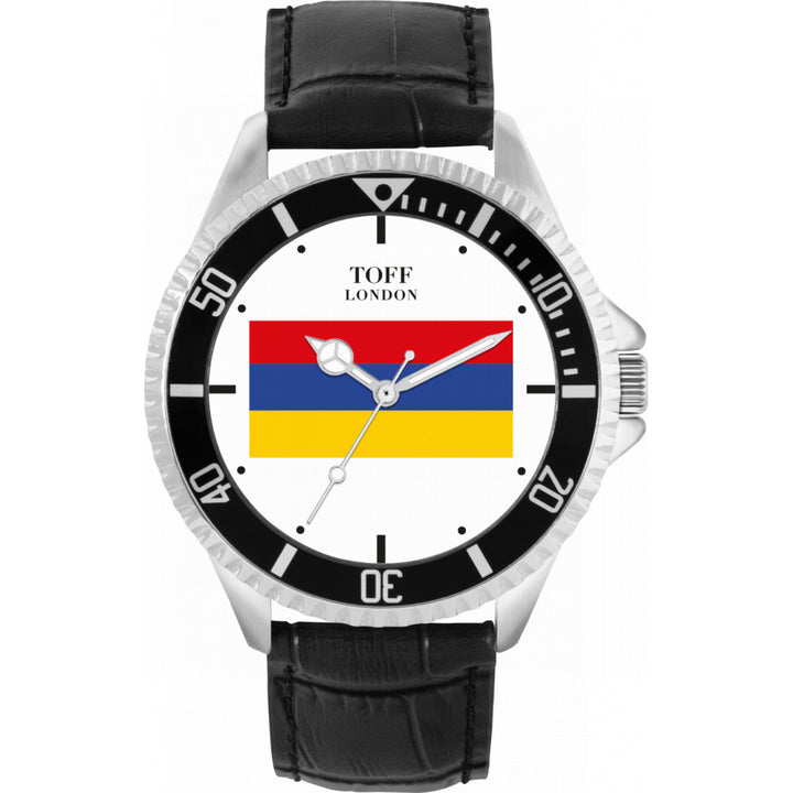 Mens Armenia Flag Watch