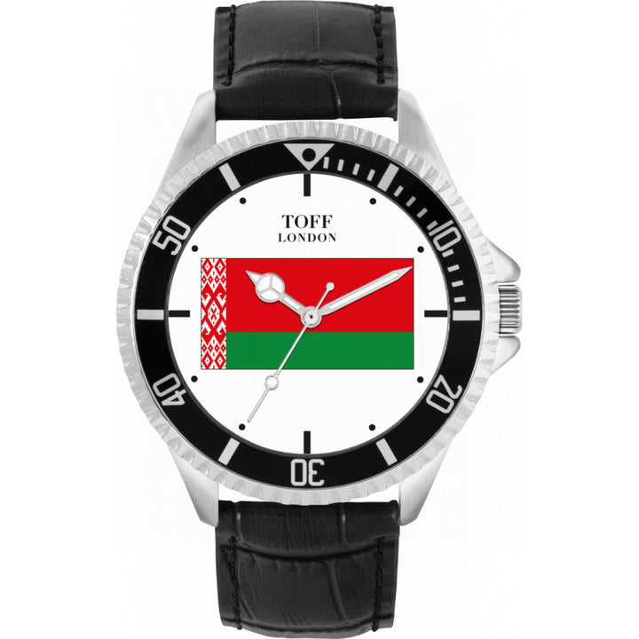 Mens Belarus Flag Watch