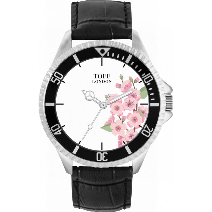 Mens Pink Cherry Blossom  Watch